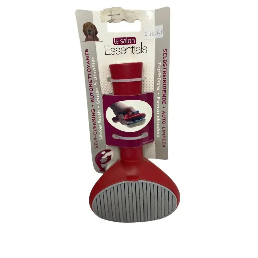 Le Salon Self cleaning slicker brush for dogs. dog Brush
